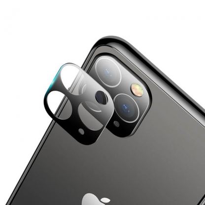 USAMS Camera Lens Glass - предпазни стъклени лещи за камерата на iPhone 11 Pro (черен)