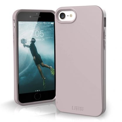 Urban Armor Gear Biodegradeable Outback Case - удароустойчив рециклируем кейс за iPhone SE (2020), iPhone 8, iPhone 7 (лилав)