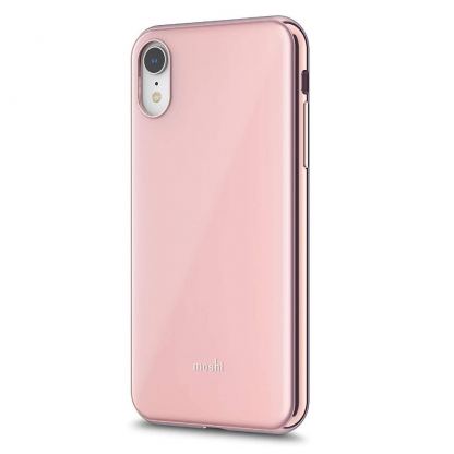 Moshi iGlaze SnapToª Case - хибриден удароустойчив кейс за iPhone XR (розов)