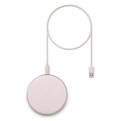 Bang & Olufsen Charging Pad - луксозна поставка (пад) за безжично захранване (светлорозов)
