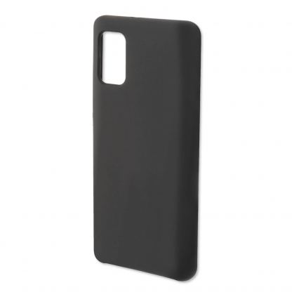 4smarts Cupertino Silicone Case - тънък силиконов (TPU) калъф за Samsung Galaxy A41 (черен)