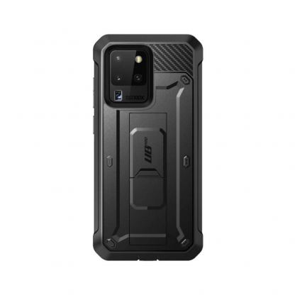 i-Blason SUPCASE Unicorn Beetle Pro Case - удароустойчив хибриден кейс за Samsung Galaxy S20 Ultra (черен)