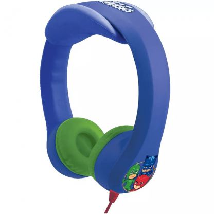 Lexibook PJ Masks Headphones - слушалки подходящи за деца за мобилни устройства (син-зелен)