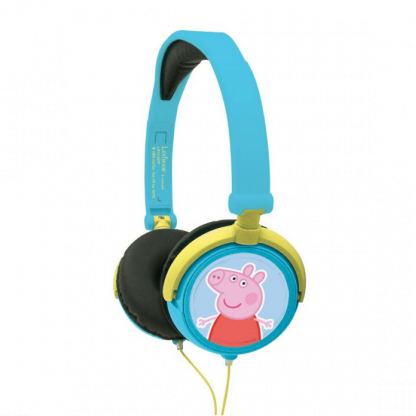 Lexibook Peppa Pig Georges Stereo headphones - слушалки подходящи за деца за мобилни устройства (син-жълт)