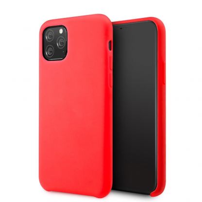 Vennus Silicone Case - силиконов (TPU) калъф за iPhone 11 Pro (червен)