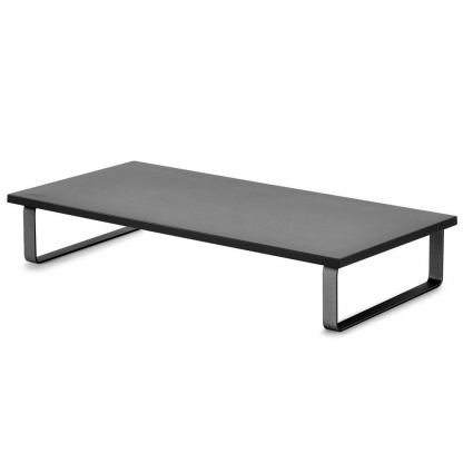 DeepCool Monitor Stand M-Desk F2 - алуминиева поставка за MacBook, преносими компютри и монитори (сив)