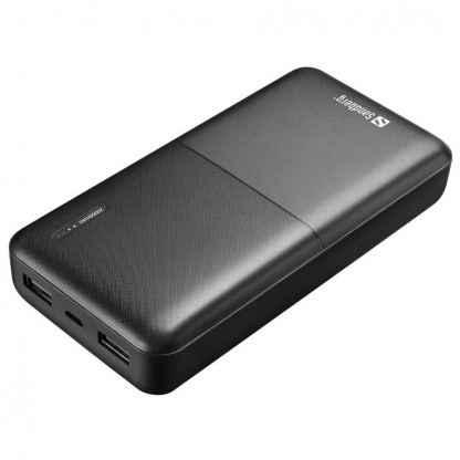 Sandberg Saver Powerbank 20000 mAh - външна батерия с 2xUSB изхода (черен)