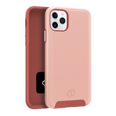 Nimbus 9 Cirrus 2 - удароустойчив хибриден кейс за iPhone 11 Pro Max (розово злато)