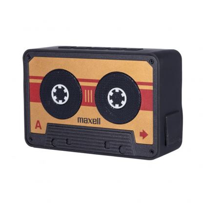 Maxell Bluetooth Casette Speaker - безжичен блутут спийкър с микрофон за мобилни устройства (златист)