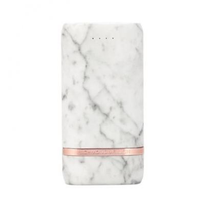 Richmond and Finch Pink Marble 5200 mAh - външна батерия с USB изход за мобилни устройства (бял)