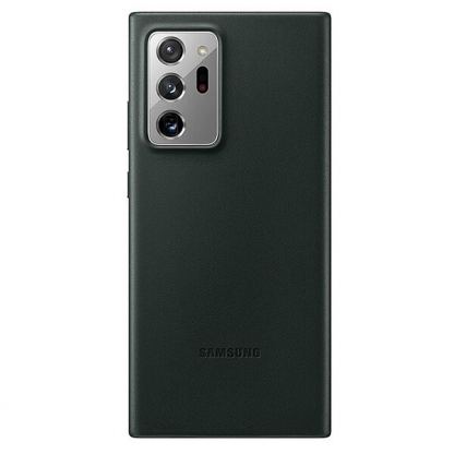 Samsung Leather Cover EF-VN985LGEGEU - оригинален кожен кейс (естествена кожа) за Samsung Note 20 Ultra (зелен)