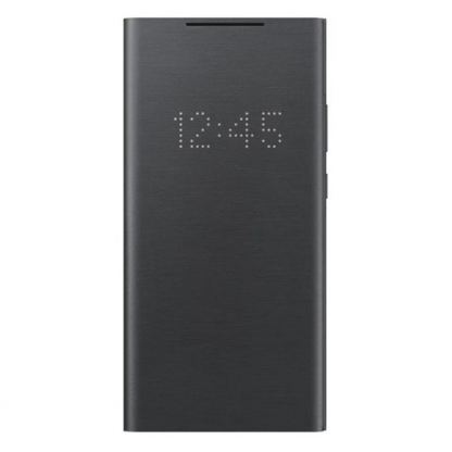 Samsung LED View Cover EF-NN985PBEGEU - оригинален калъф, през който виждате информация от дисплея за Samsung Note 20 Ultra (черен)