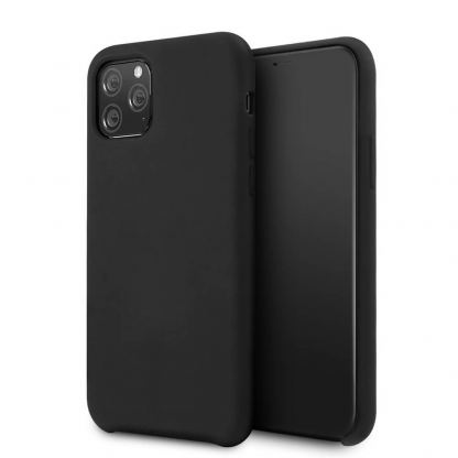 Vennus Silicone Case Lite - силиконов (TPU) калъф за Samsung Galaxy A21s (черен)