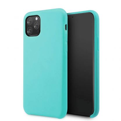Vennus Silicone Case Lite - силиконов (TPU) калъф за Huawei P40 Lite (светлосин)