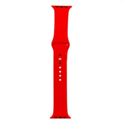 Tactical 464 Silicone Sport Band - силиконова каишка за Apple Watch 38мм, 40мм (червен)