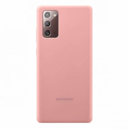Samsung Silicone Cover Case EF-PN980TBEGEU - оригинален силиконов кейс за Samsung Galaxy Note 20 (розов)