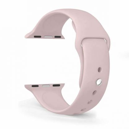 Tactical 496 Silicone Sport Band - силиконова каишка за Apple Watch 42мм, 44мм (розов)
