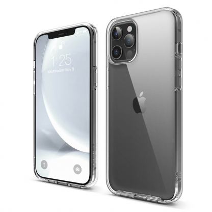 Elago Hybrid Case - хибриден удароустойчив кейс за iPhone 12 Pro Max (прозрачен)