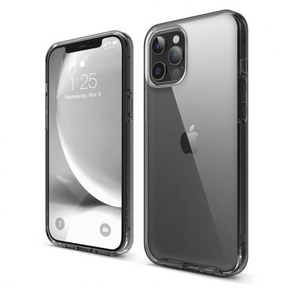 Elago Hybrid Case - хибриден удароустойчив кейс за iPhone 12 Pro Max (черен)