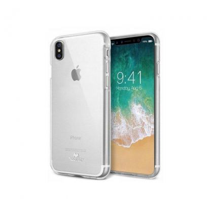Mercury Goospery Jelly Case - силиконов (TPU) калъф за iPhone 12, iPhone 12 Pro (прозрачен)