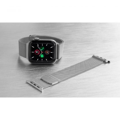 Torrii Milanese Loop Band - стоманена, неръждаема каишка за Apple Watch 38мм, 40мм (сребрист)