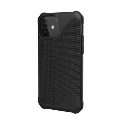 Urban Armor Gear Metropolis LT Fiber Armor Armortex - удароустойчив хибриден кейс за iPhone 12, iPhone 12 Pro (черен)