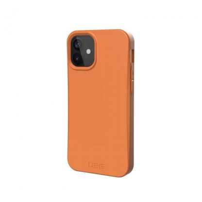 Urban Armor Gear Biodegradeable Outback Case - удароустойчив рециклируем кейс за iPhone 12 Mini (оранжев)