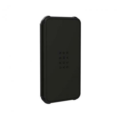 Urban Armor Gear Metropolis - удароустойчив хибриден кейс тип портфейл за iPhone 12 Mini (черен)