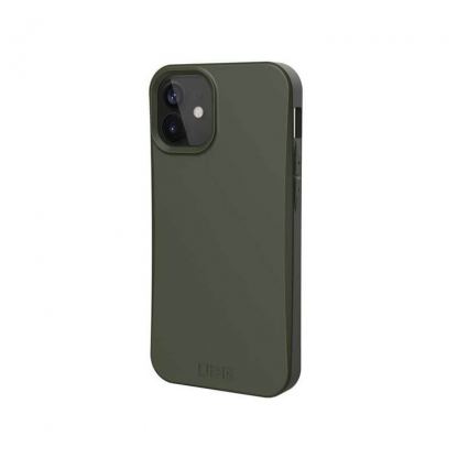 Urban Armor Gear Biodegradeable Outback Case - удароустойчив рециклируем кейс за iPhone 12 Mini (зелен)