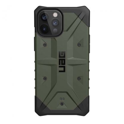 Urban Armor Gear Pathfinder Case - удароустойчив хибриден кейс за iPhone 12 Pro Max (тъмнозелен)