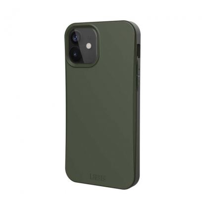 Urban Armor Gear Biodegradeable Outback Case - удароустойчив рециклируем кейс за iPhone 12, iPhone 12 Pro (тъмнозелен)