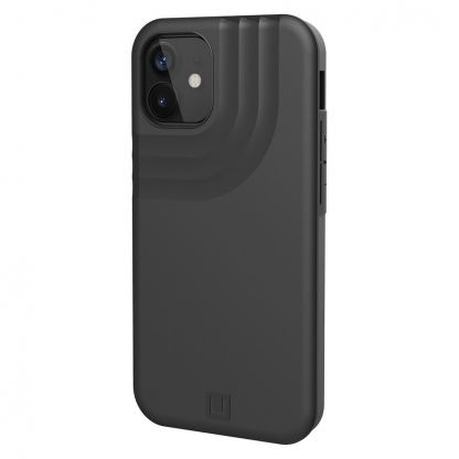 Urban Armor Gear U Anchor Case - удароустойчив хибриден кейс за iPhone 12 Mini (черен)