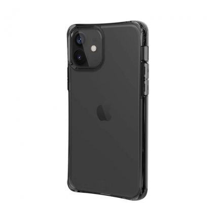 Urban Armor Gear Plyo Case - удароустойчив хибриден кейс за iPhone 12, iPhone 12 Pro (черен-прозрачен)