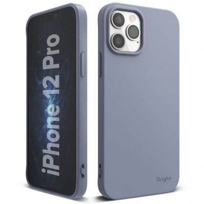Ringke Air S Case - силиконов (TPU) калъф за iPhone 12, iPhone 12 Pro (сив)