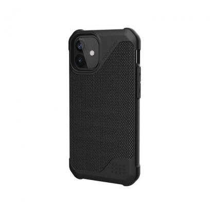 Urban Armor Gear Metropolis LT Fiber Armor Armortex - удароустойчив хибриден кейс за iPhone 12 Mini (черен)
