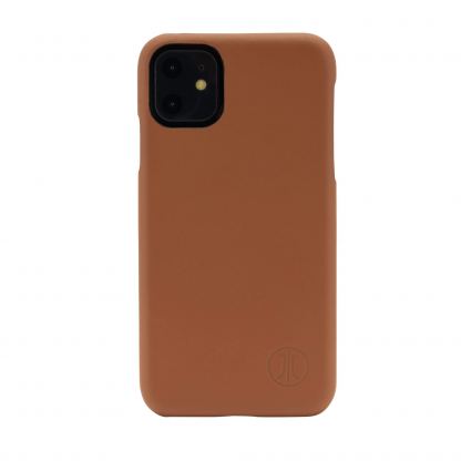 JT Berlin BackCase Kreuzberg - кожен кейс (естествена кожа) за iPhone 11 (кафяв)