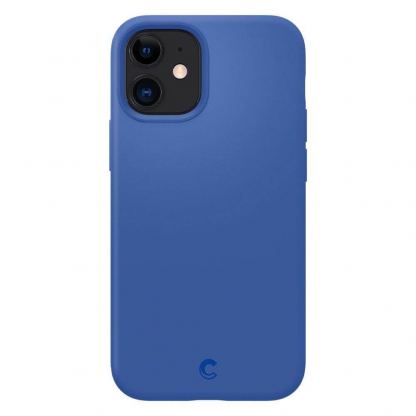 Spigen Cyrill Silicone Case - силиконов (TPU) калъф за iPhone 12 Mini (син) 