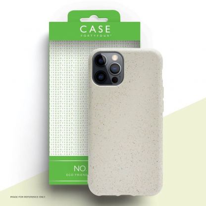 Case FortyFour No.100 Case - рециклируем хибриден кейс за iPhone 12, iPhone 12 Pro (бял)