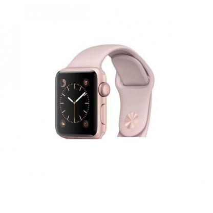 Apple Sport Band - оригинална силиконова каишка за Apple Watch 42мм, 44мм (бледа роза) (bulk)