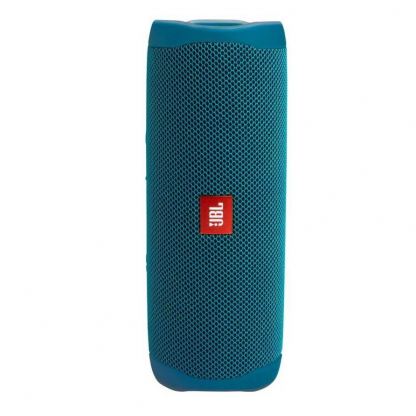 JBL Flip 5 Eco Blue - водоустойчив безжичен bluetooth спийкър и микрофон за мобилни устройства (син)