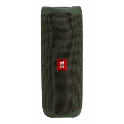 JBL Flip 5 Eco Green - водоустойчив безжичен bluetooth спийкър и микрофон за мобилни устройства (зелен)