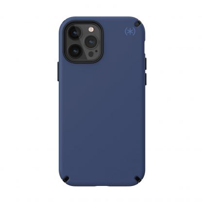 Speck Presidio 2 Pro Case - удароустойчив хибриден кейс за iPhone 12, iPhone 12 Pro (син-черен)