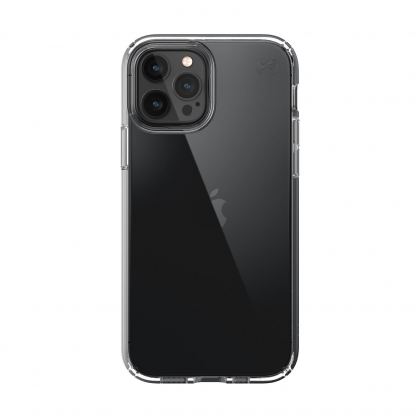Speck Presidio Perfect Clear Case - удароустойчив хибриден кейс за iPhone 12, iPhone 12 Pro (прозрачен)