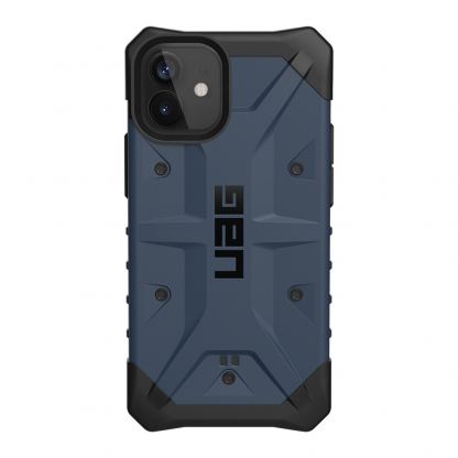 Urban Armor Gear Pathfinder Case - удароустойчив хибриден кейс за iPhone 12 Mini (тъмносин)