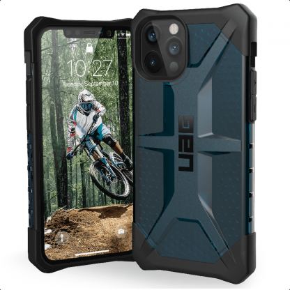 Urban Armor Gear Plasma - удароустойчив хибриден кейс за iPhone 12 Pro Max (тъмносин)