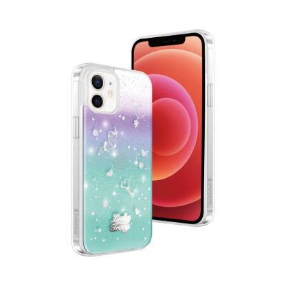 SwitchEasy Lucky Tracy Case - дизайнерски удароустойчив хибриден кейс за iPhone 12 mini (светлозелен) 