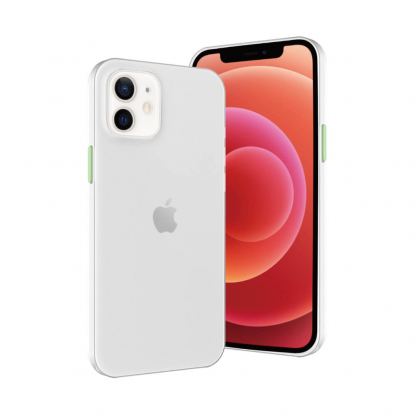 SwitchEasy 0.35 UltraSlim Case - тънък полипропиленов кейс 0.35 мм. за iPhone 12 mini (бял-прозрачен)