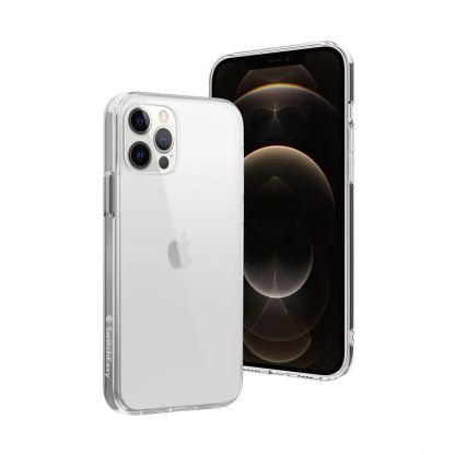 SwitchEasy Crush Case - удароустойчив хибриден кейс за iPhone 12, iPhone 12 Pro (прозрачен) 