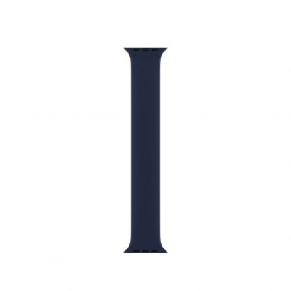 Sdesign Silicone SoloLoop Band - силиконова каишка за Apple Watch 42мм, 44мм (тъмносин)