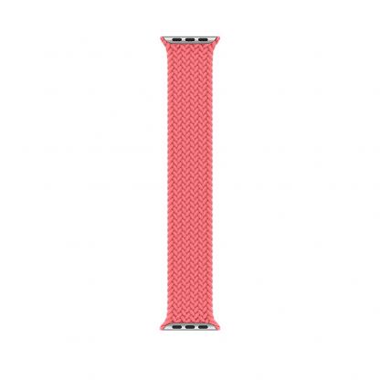 Sdesign Braided SoloLoop Band - текстилна каишка за Apple Watch 42мм, 44мм (розов)